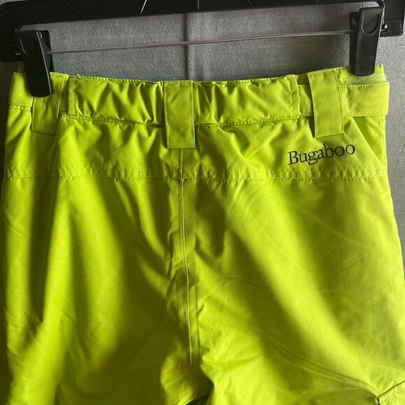 Columbia Bugaboo Youth Snow Pants M (10/12) Neon Green Omni-Tech Waterproof –NEW - Picture 5 of 13